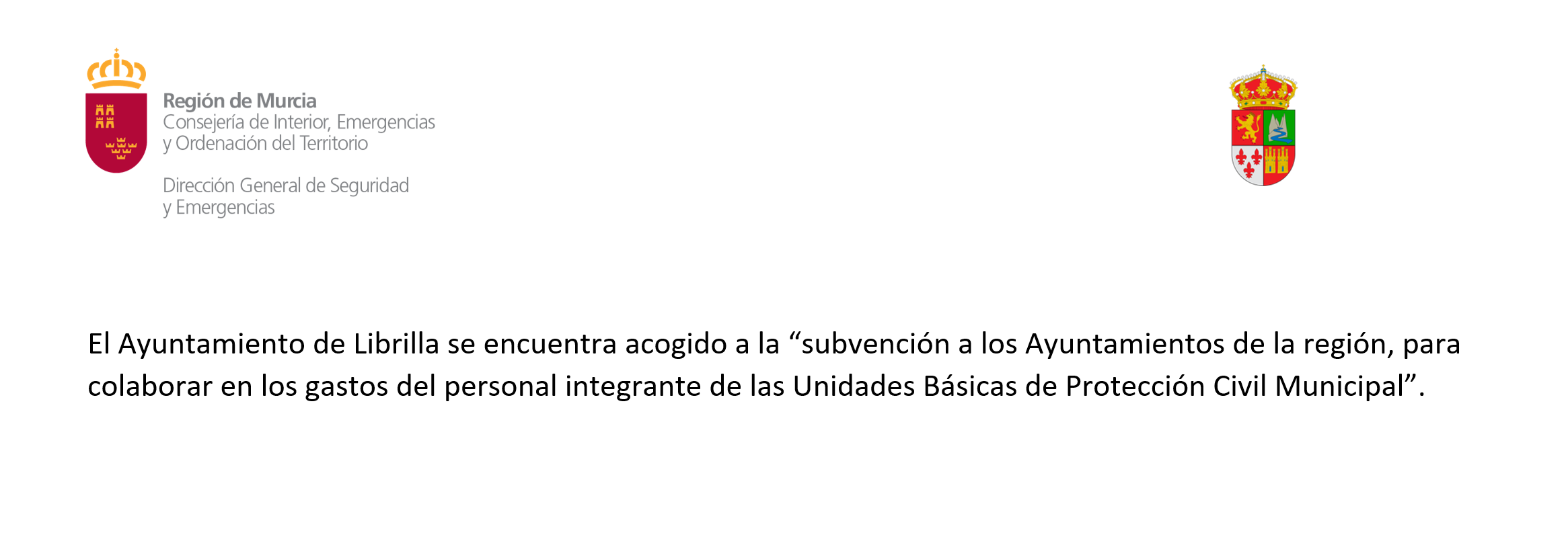 Subvención Unidades Básicas de Protección Civil Municipal 